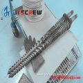 CMT58 twin conical cincinnati extrusion screw and barrel